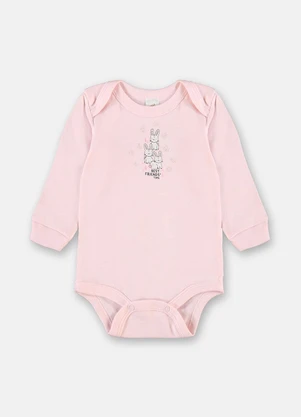 Up Baby - Conjunto Suedine Body Calça Rosa - UP BABY