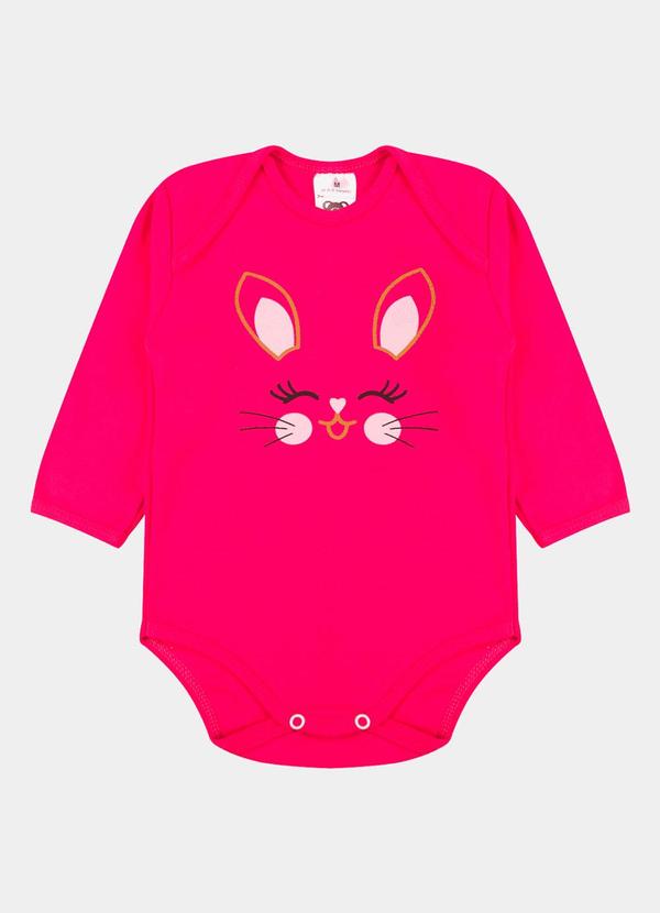 Stolf Baby Kids - Conjunto Suedine Longo Estampado Coelha Pin Rosa 4