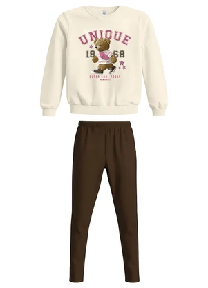 Malwee Kids - Conjunto Super Cool Today Bege - MALWEE KIDS