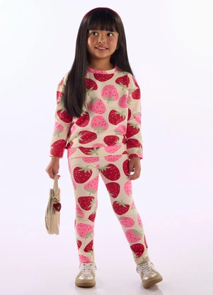 Up Baby - Conjunto Super Cotton Felpado Estampado - UP BABY