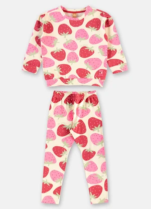 Up Baby - Conjunto Super Cotton Felpado Estampado - UP BABY