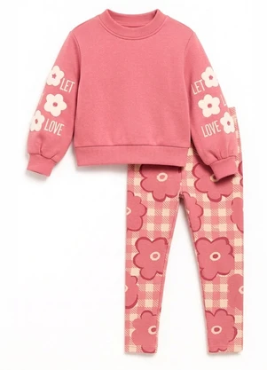 Malwee Kids - Conjunto Super Fun Girl Bege - MALWEE KIDS