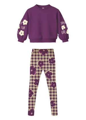Malwee Kids - Conjunto Super Fun Girl Malva - MALWEE KIDS