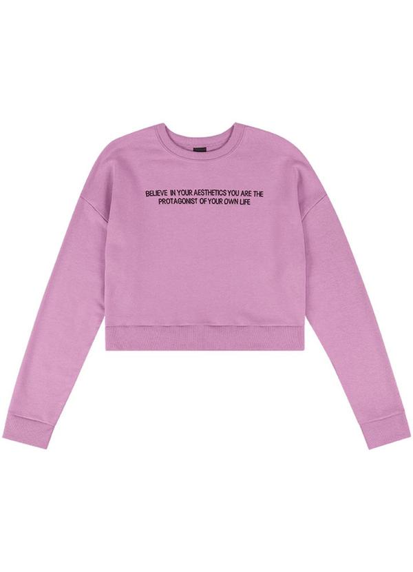 Young Class - Conjunto Teen Menina em Moletinho Roxo 2