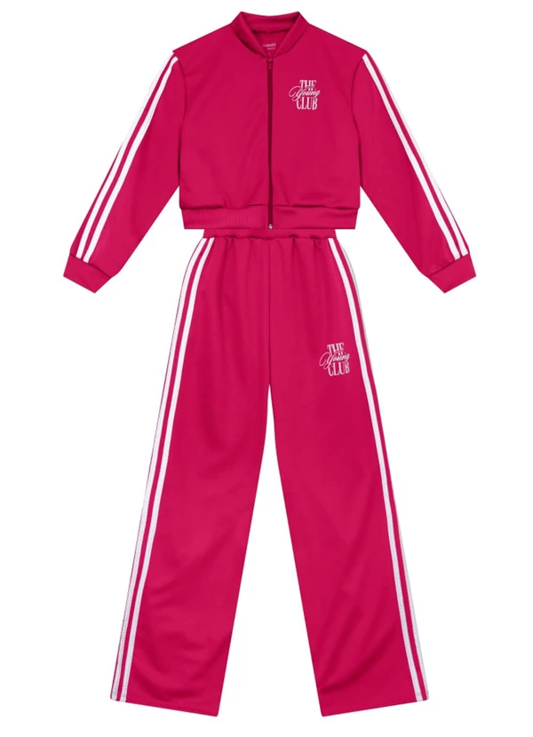 Brandili - Conjunto Teen Menina em Moletom Rosa 2