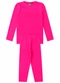 Rosa Azul - Conjunto Termico Peluciado Blusa + Calca Azul - variação: Pink