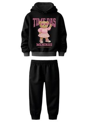 Malwee Kids - Conjunto Time das Meninas Preto - MALWEE KIDS