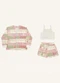 Fakini Kids - Conjunto Top/Short/Casaco Aberto Estampado - variação: Estampado
