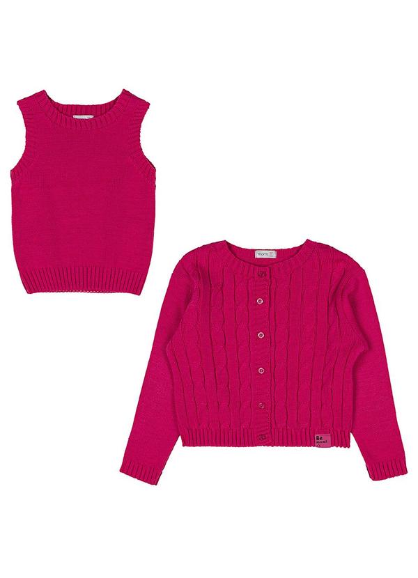 Momi - Conjunto Tricot Pink Rosa