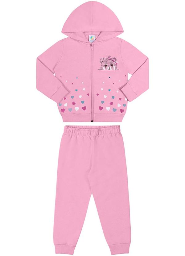 Alenice - Conjunto Ursinho Amoroso Menina Rosa 2