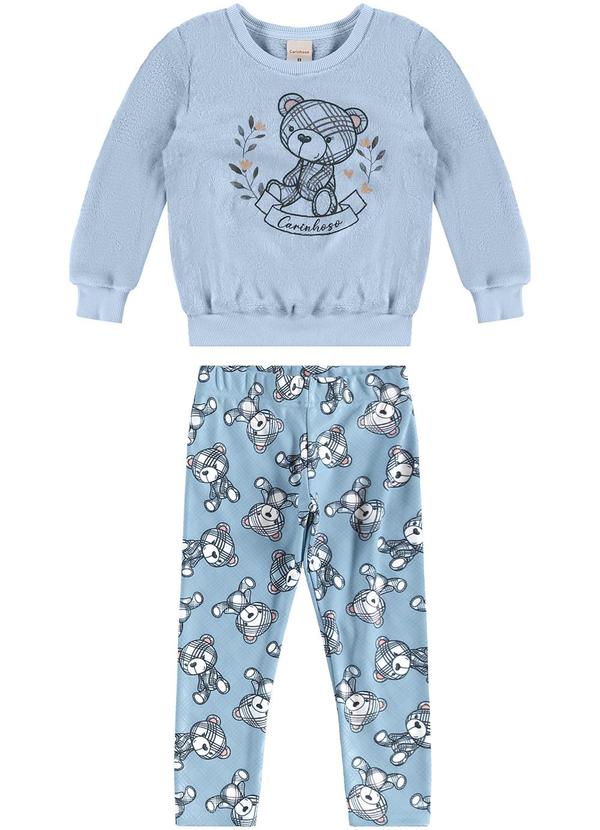 Carinhoso - Conjunto Ursinho Menina Azul