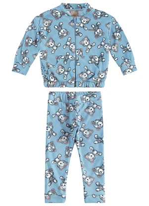 Carinhoso - Conjunto Ursinhos Soft Menina Azul - CARINHOSO