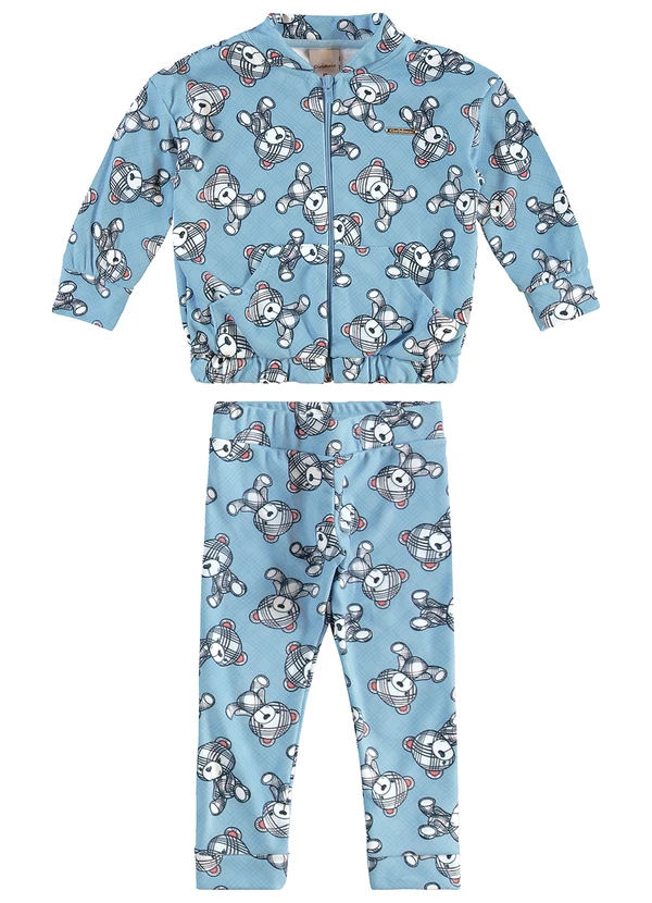 Carinhoso - Conjunto Ursinhos Soft Menina Azul