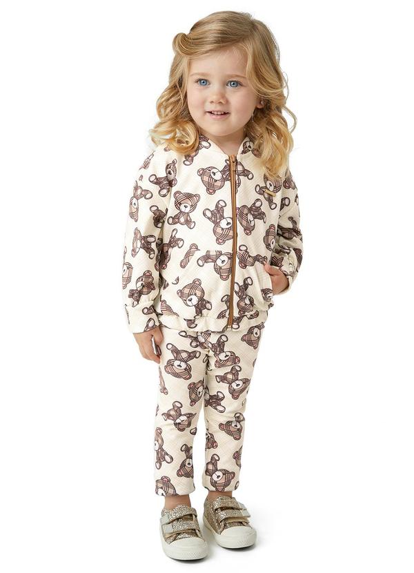 Carinhoso - Conjunto Ursinhos Soft Menina Bege