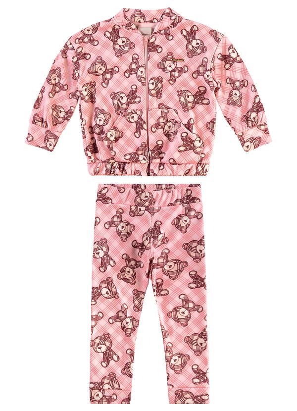 Carinhoso - Conjunto Ursinhos Soft Menina Rosa