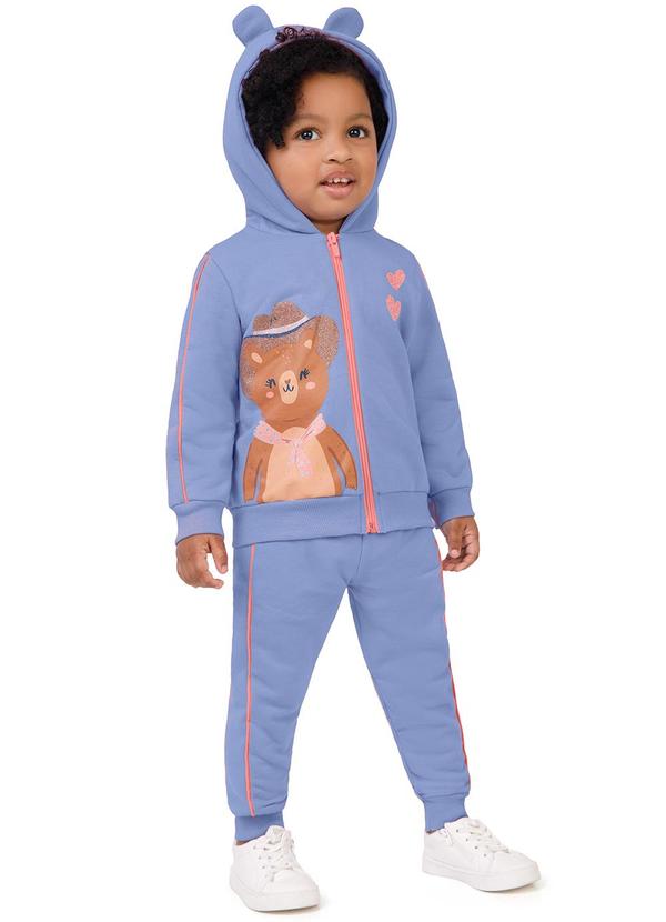 Malwee Kids - Conjunto Urso com Aplique Roxo 1