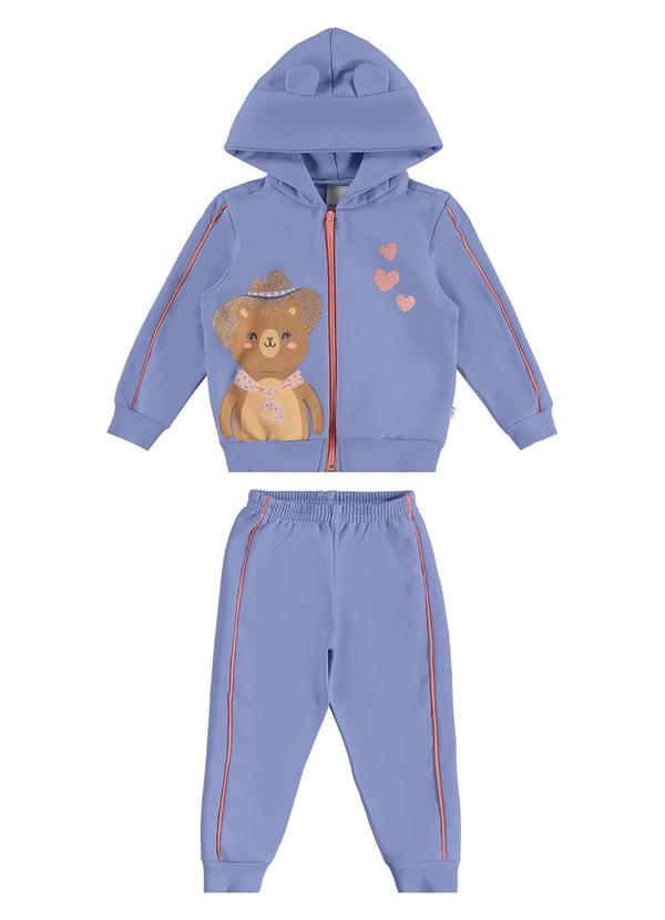 Malwee Kids - Conjunto Urso com Aplique Roxo 2