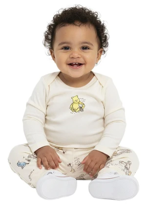 Malwee Kids - Conjunto Winnie The Pooh® em Cotton Off White - MALWEE KIDS