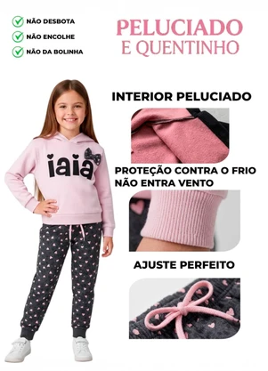 Rosa Azul - Kit 2 Conjuntos Sortido Menina Multicolorido - ROSA AZUL