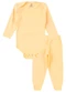 Rovitex - Kit Body Bebê Canelado 2 Peças Rosa - variação: Amarelo