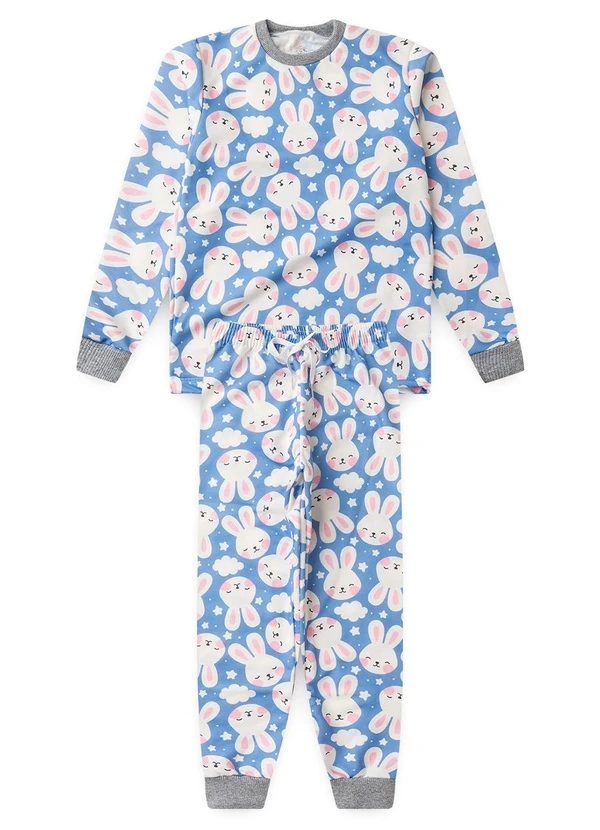 Atelie da Crianca - Moletom Infantil Coelho Lilás