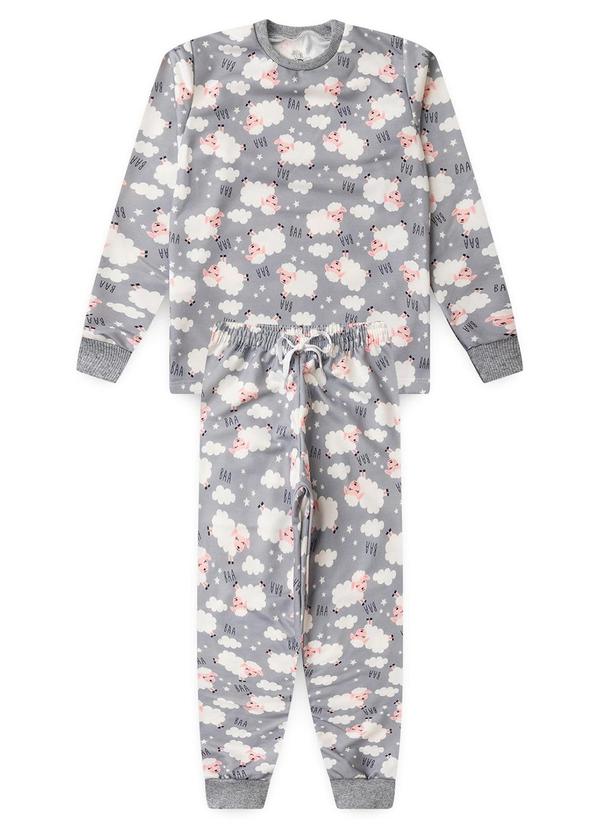 Atelie da Crianca - Moletom Infantil Ovelha Cinza