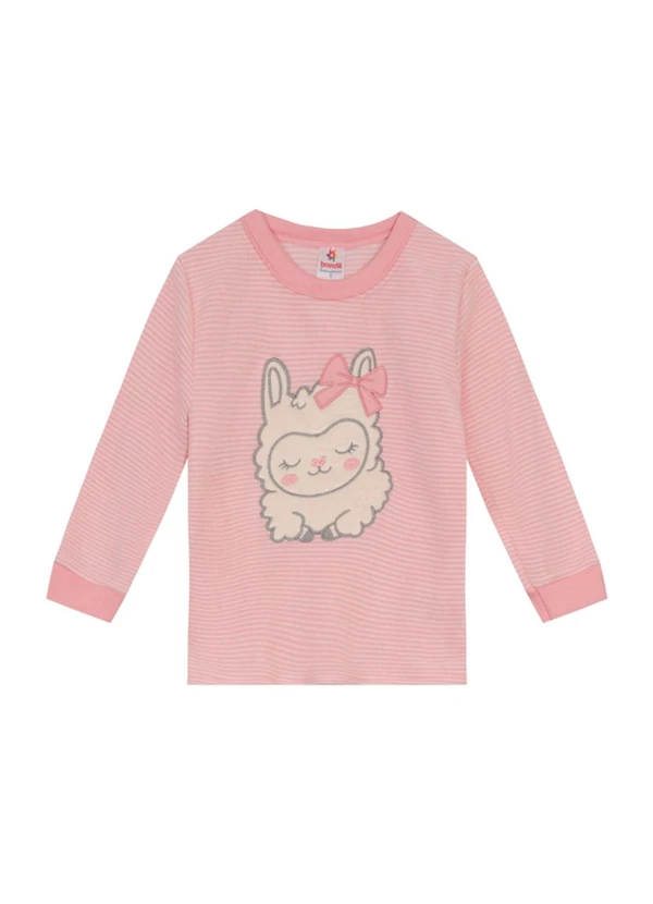 Brandili - Pijama Infantil Menina de Ovelhinha Rosa 2
