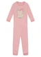 Brandili - Pijama Infantil Menina de Ovelhinha Bege - variação: Rosa