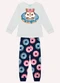 Kyly - Pijama Infatil Menina Donuts Cinza - variação: Cinza