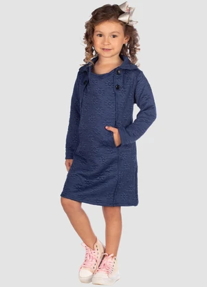 Turminha - Sobretudo Infantil Jacquard - 20321 Azul Azul - TURMINHA