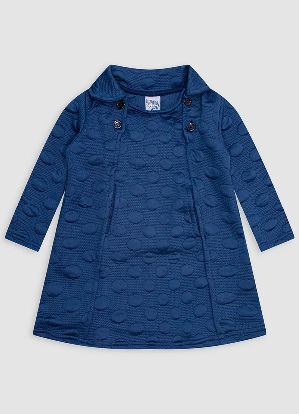 Turminha - Sobretudo Infantil Jacquard - 20321 Azul Azul 2