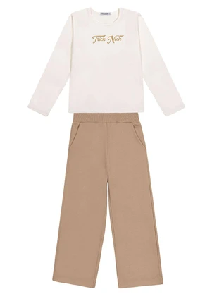 Trick Nick - Trijunto Jaqueta Blusa Calça Moletom Marrom - TRICK NICK