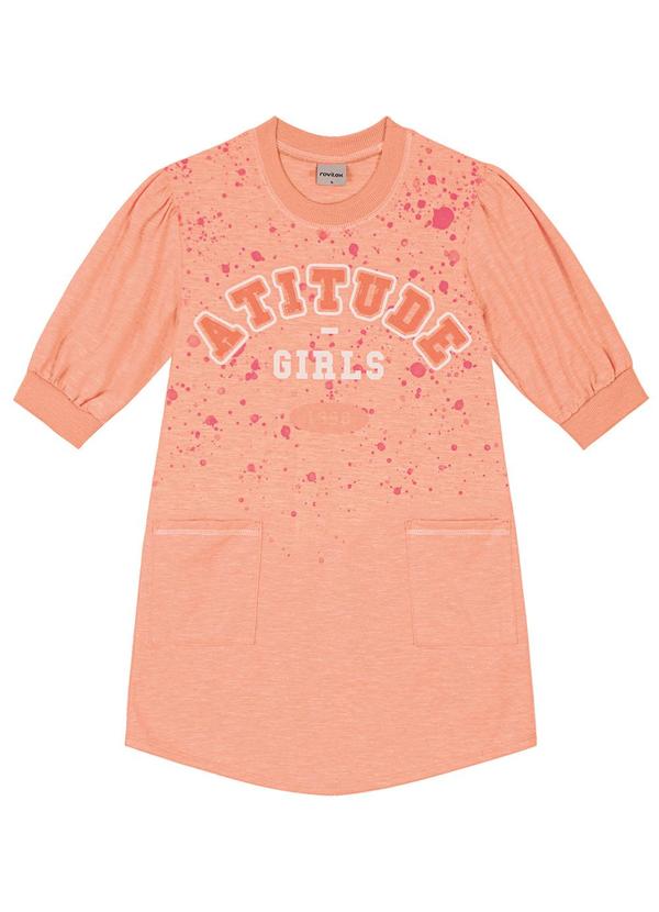 Rovi Kids - Vestido Infantil Feminino Laranja
