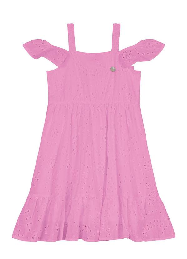 Trick Nick - Vestido Infantil Laise Menina Rosa