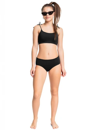 Gloss - Biquíni Juvenil em Malha Uv Fps +50 Preto - GLOSS