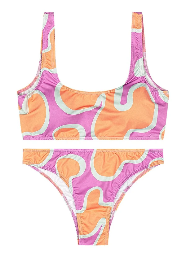 Gloss - Biquíni Juvenil em Malha Uv Fps +50 Roxo 3