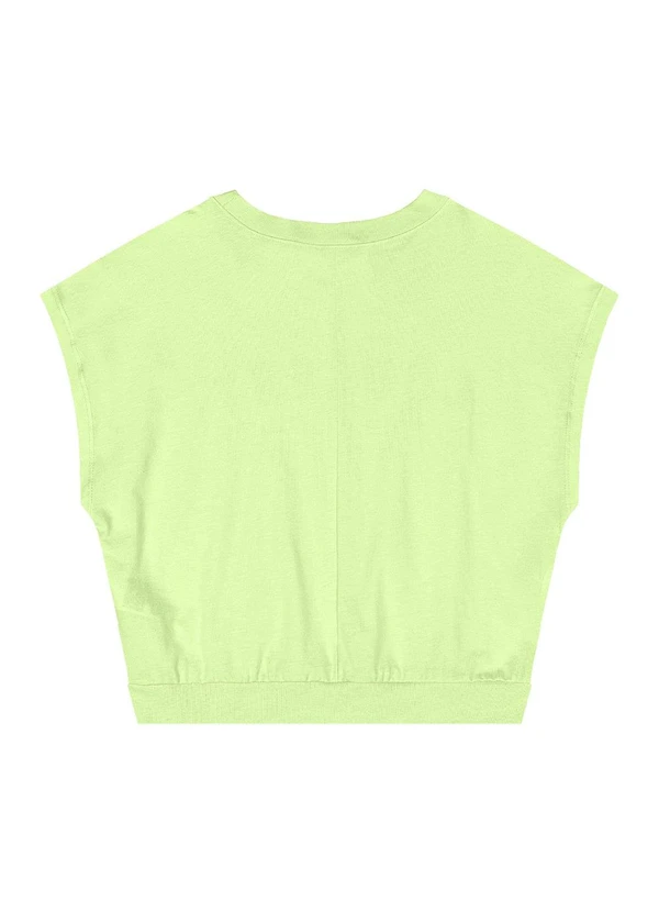 Gloss - Conjunto Blusa Short Moletom Verde 5