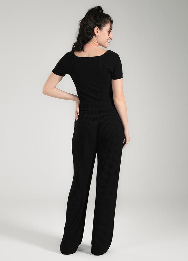 Cativa Teen - Conjunto Canelado Preto 2