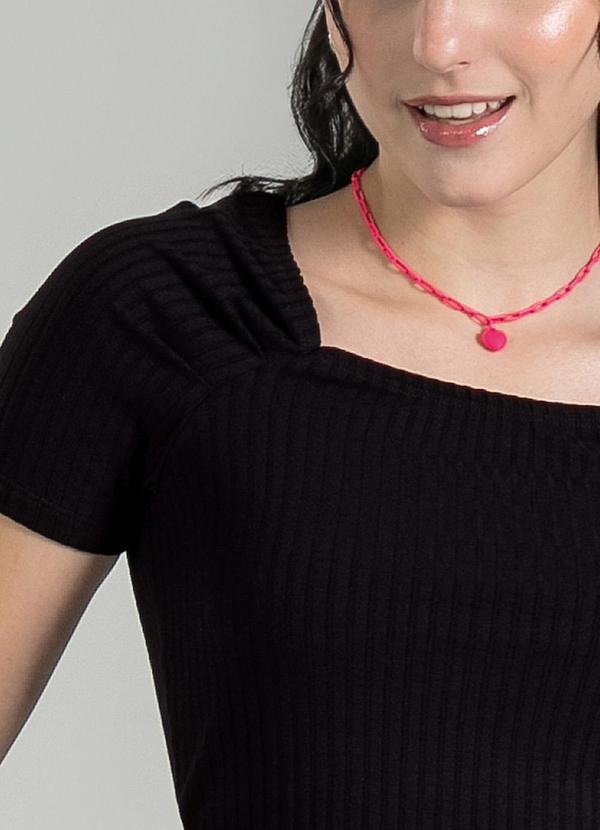 Cativa Teen - Conjunto Canelado Preto 4