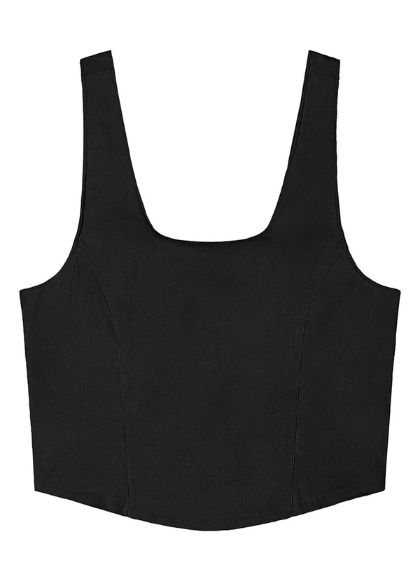 Gloss - Conjunto com Top e Short-Saia Juvenil Preto 4