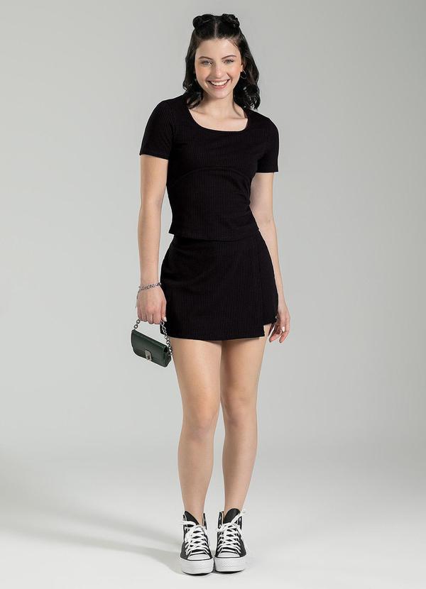 Cativa Teen - Conjunto em Cotton Preto