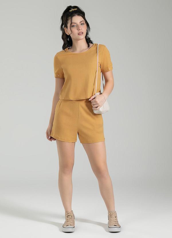 Cativa Teen - Conjunto em Viscose Caramelo