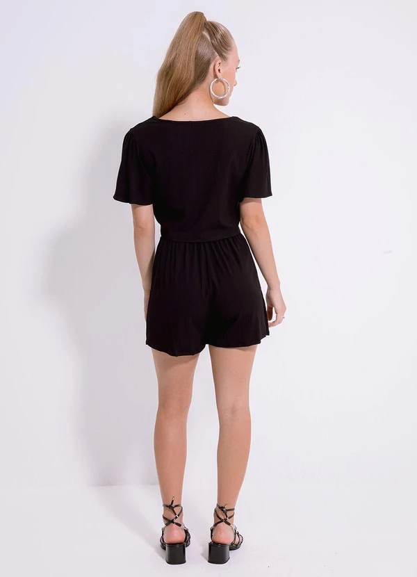 Cativa Teen - Conjunto em Viscose Preto 2