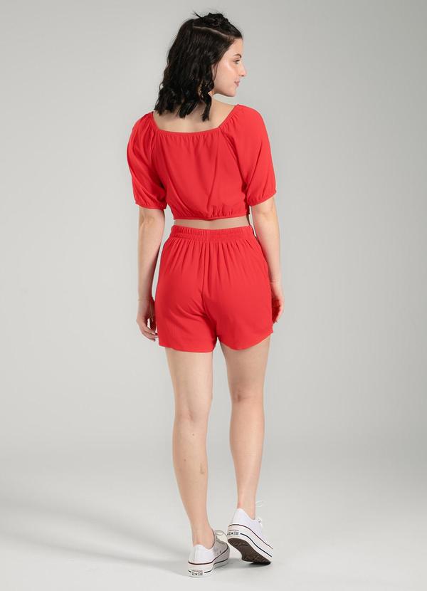 Cativa Teen - Conjunto em Viscose Vermelho 2