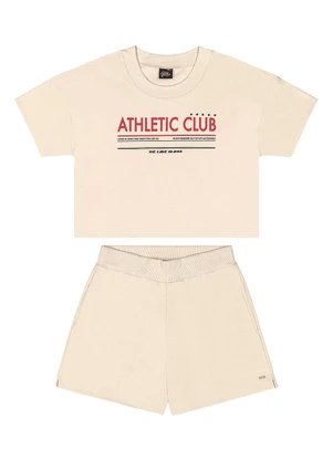 Gloss - Conjunto Juvenil Athletic Club Bege - GLOSS