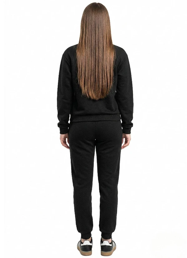 Gloss - Conjunto Juvenil em Moletom com Strass Preto 2