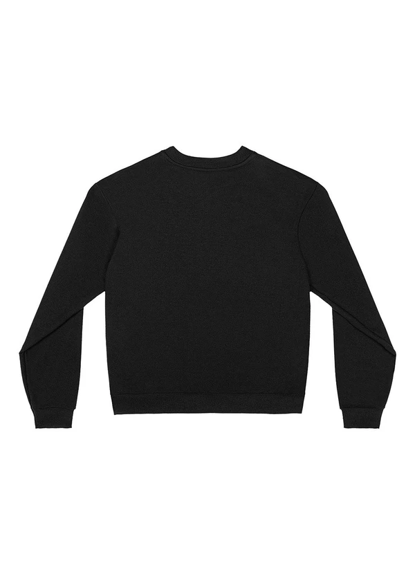 Gloss - Conjunto Juvenil em Moletom com Strass Preto 5