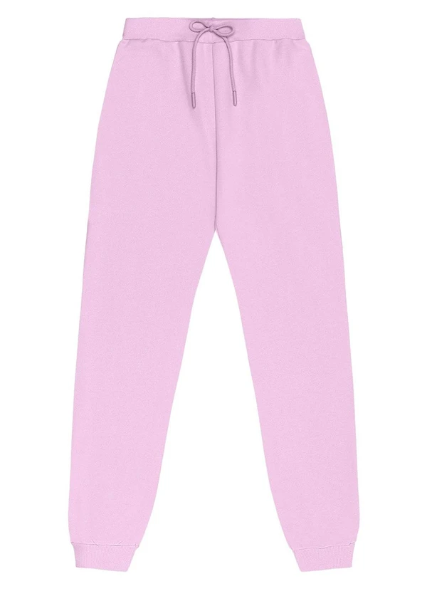 Gloss - Conjunto Juvenil em Moletom com Strass Rosa 6