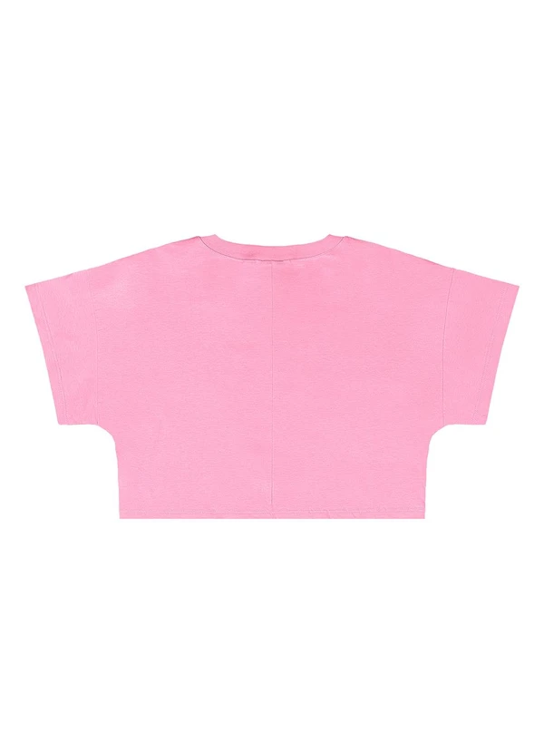 Gloss - Conjunto Juvenil em Moletom sem Felpa Rosa 5