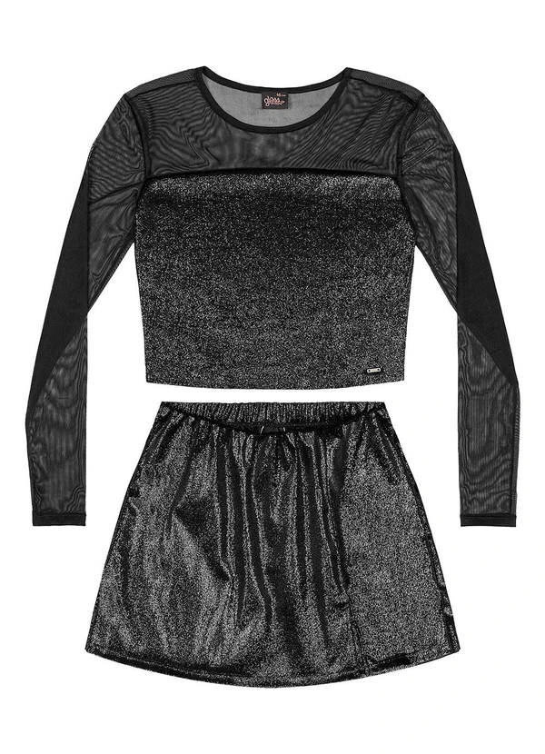 Gloss - Conjunto Juvenil Preto 3
